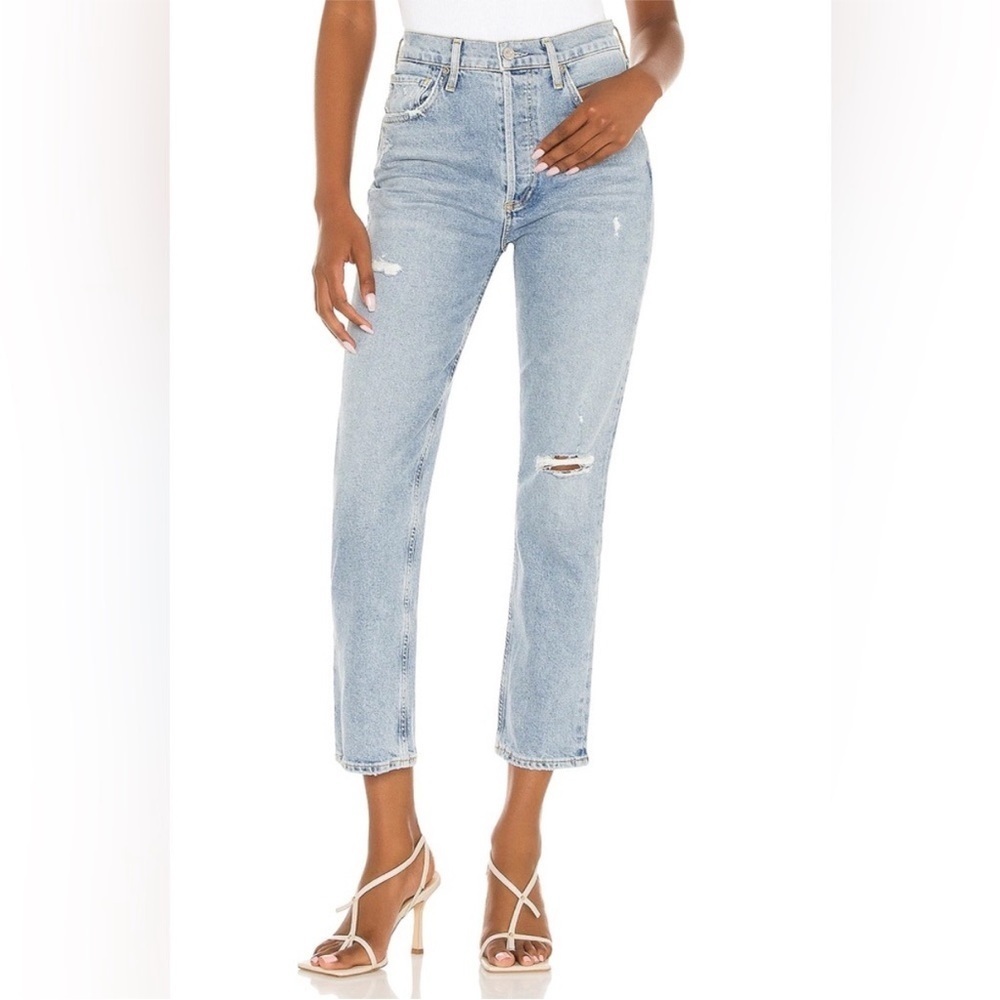 Citizens of Humanity Jolene High Rise Vintage Slim Jean in Blue Jay